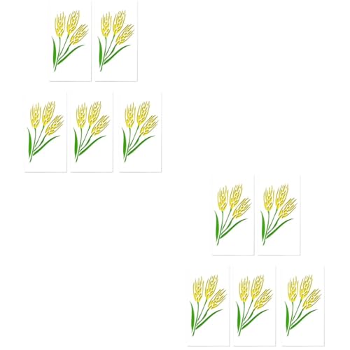 YARNOW 2 Sätze Teiliges Diy Backwerkzeug Schablonen Für Tortendekoration Reisähren Form Einfach Zu Bedienen Für Fondant Mousse Und Mehr Für Kreative Backprojekte 5 Stück * 2 YARNOW 2 Sätze Teiliges Diy Backwerkzeug Schablonen Für Tortendekoration Reisähren Form Einfach Zu Bedienen Für Fondant Mousse Und Mehr Für Kreative Backprojekte 5 Stück * 2 von YARNOW