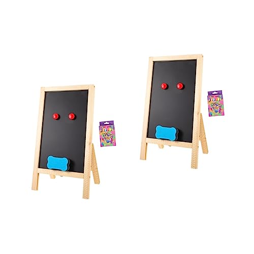 YARNOW 2 Sätze Zeichenbrett aus Holz Tafel-Display-Schilder Tafelzeichen für den Haushalt hochzeitsdeko kinder billardtisch tavlit staffelei kleine Holztafel dekorative Nachrichtentafeln von YARNOW