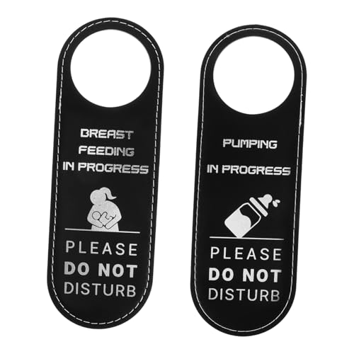 YARNOW 2 Stück Türschild für Stillende Stilvolles Pumpenschild PU für Büro Zuhause Schickes Warnschild für Ungestörtes Vielseitig Einsetzbar YARNOW 2 Stück Türschild für Stillende Stilvolles Pumpenschild PU für Büro Zuhause Schickes Warnschild für Ungestörtes Vielseitig Einsetzbar von YARNOW