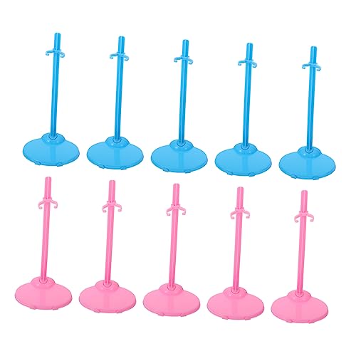 YARNOW 20 Stück Puppenständer aus Kunststoff Stabiler Puppenhalter für Kinder zum Ausstellen von Puppen Zubehör für Puppenspiele für Geburtstage und Feste YARNOW 20 Stück Puppenständer aus Kunststoff Stabiler Puppenhalter für Kinder zum Ausstellen von Puppen Zubehör für Puppenspiele für Geburtstage und Feste von YARNOW
