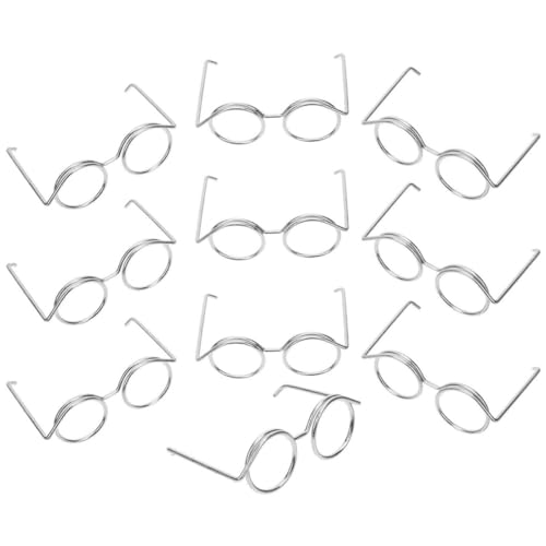 YARNOW 20 Stücke Kleiner Puppenbrillen für Puppen Linsenlose Brille für Selbstgemacht Puppen Kostüme für Kreative Spielideen YARNOW 20 Stücke Kleiner Puppenbrillen für Puppen Linsenlose Brille für Selbstgemacht Puppen Kostüme für Kreative Spielideen von YARNOW