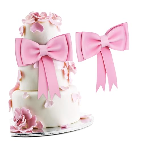 YARNOW 2Stücke Große Schleifen Kuchendekorationen aus Prinzessinnen Tortenaufsätze für Geburtstagsfeiern Hochzeiten und Jubiläen Einfach Anzuwenden und Wiederverwendbar YARNOW 2Stücke Große Schleifen Kuchendekorationen aus Prinzessinnen Tortenaufsätze für Geburtstagsfeiern Hochzeiten und Jubiläen Einfach Anzuwenden und Wiederverwendbar von YARNOW
