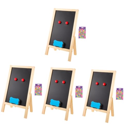 YARNOW 4 Sätze Zeichenbrett aus Holz hochzeitsdeko kinder billardtisch Wandtafel Tafel-Display-Schilder kleines Tafelschild staffelei Tafelzeichen für den Haushalt kleine Tafelschilder von YARNOW