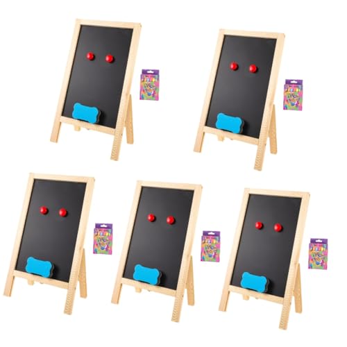 YARNOW 5 Sätze Zeichenbrett aus Holz hochzeitsdeko kinder billardtisch holzbrettchen breadboards kuchentisch Haushaltstafel Mini-Tafel Visionstafel staffelei rustikale Tafel Partyzubehör von YARNOW