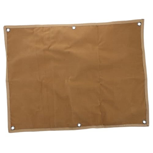 YARNOW Aufbewahrungsbrett-Armband Patch-Anzeigefeld Patchhalter-Panel Dekorationstafel für den Außenbereich Armbandhalter für die Wand Anhänger-Abzeichen-Stoff Polyester Khaki von YARNOW