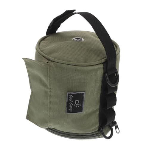 YARNOW Kasten Outdoor-Camping-Rollpapiertüte Halter für Papiertüten Papierhandtuchhalter Camping Papierhandtuchbeutel tragbarer Handtuchhalter Taschentuchhalter Oxford-Stoff Olive Green von YARNOW