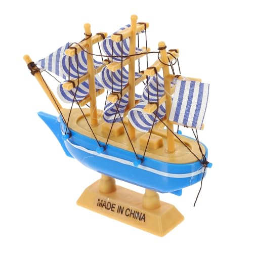 YARNOW Mediterranes Segelboot Modell aus Dekoration für Wohnzimmer Schreibtisch Schlafzimmer Handgefertigtes Nautisches Ornament Farbenfrohes Boot für Kreative Raumgestaltung YARNOW Mediterranes Segelboot Modell aus Dekoration für Wohnzimmer Schreibtisch Schlafzimmer Handgefertigtes Nautisches Ornament Farbenfrohes Boot für Kreative Raumgestaltung von YARNOW
