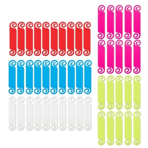 Drahtnummerierung Marker, Kabel-Etikett-Aufkleber, Netzwerke, PC-Kabel, Kabelbinder, Markierungsschilder(50 Piece Set) von YBAAKZIIR