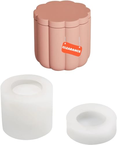 YBAAKZIIR Beton Pflanzer Formen Kerze Glas Silikon Form DIY Badezimmer Zubehör Set, Der Werkzeuge(SH0799) von YBAAKZIIR