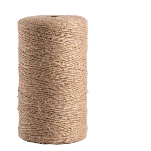 YBAAKZIIR Natürliches Vintage-Juteseil Schnurrolle Geflochte Natürliche Dicke Juteschnur, Starke natürliche Juteschnur for Floristik,(Jute Rope 1mm 10m) von YBAAKZIIR