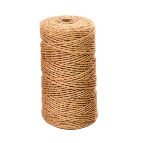 YBAAKZIIR Natürliches Vintage-Juteseil Schnurrolle Geflochte Natürliche Vintage Juteschnur, Rolle, geflochtene Juteschnur, Jute(2mm 100meters) von YBAAKZIIR