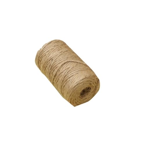 YBAAKZIIR Natürliches Vintage-Juteseil Schnurrolle Geflochte Natürliche Vintage Juteschnur, Rolle, geflochtene Juteschnur, Jute(2mm 50meters) von YBAAKZIIR