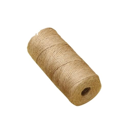 YBAAKZIIR Natürliches Vintage-Juteseil Schnurrolle Geflochte Natürliche Vintage Juteschnur, Rolle, geflochtene Juteschnur, Jute(2mm 80meters) von YBAAKZIIR