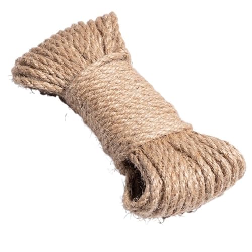 YBAAKZIIR Natürliches Vintage-Juteseil Schnurrolle Geflochte Natürliche Vintage Juteschnur, Rolle, geflochtene Juteschnur, Jute(3mm 10meters) von YBAAKZIIR