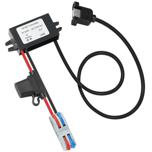 YBBOTT 12V auf 5V USB Buck Coverter 15W DC-DC Step Down Netzteil 5V Spannungsstabilisator 24V auf 5V Spannungsregler Spannungsbegrenzer Spannungs wandler Ladegerät von YBBOTT