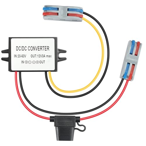 YBBOTT Step down dc-dc wandler 24V/36V/48V auf 12V 3A 36W Spannungsstabilisator 12V Spannungsregler 20V-60V zu 12V Spannungswandler Spannungsbegrenzer Buck Coverter Spannungs wandler YBBOTT Step down dc-dc wandler 24V/36V/48V auf 12V 3A 36W Spannungsstabilisator 12V Spannungsregler 20V-60V zu 12V Spannungswandler Spannungsbegrenzer Buck Coverter Spannungs wandler von YBBOTT