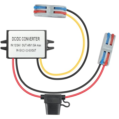 YBBOTT dc-dc wandler 12V zu 48V 1.5A 72W Step up 24V zu 48V Boost converter Spannungs wandler Spannungsstabilisator Spannungsregler Spannungswandler Spannungsbegrenzer YBBOTT dc-dc wandler 12V zu 48V 1.5A 72W Step up 24V zu 48V Boost converter Spannungs wandler Spannungsstabilisator Spannungsregler Spannungswandler Spannungsbegrenzer von YBBOTT
