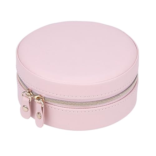 YCCHAH Schmuckkästchen, doppellagige Schmuckschatulle, kleine Ohrringe, Ohrringe, Halskette, Handschmuck-Aufbewahrungsbox, Koffer-Schmuck-Organizer (C) von YCCHAH