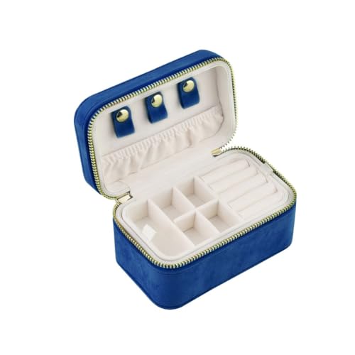 YCCHAH Schmuckschatulle, Schmuckschatulle, Aufbewahrungsbox für Damen und Mädchen, europäischer Stil, Aufbewahrungsbox für Ohrringe, Halsketten, Armbänder, Uhren, Schmuck-Organizer (D) von YCCHAH