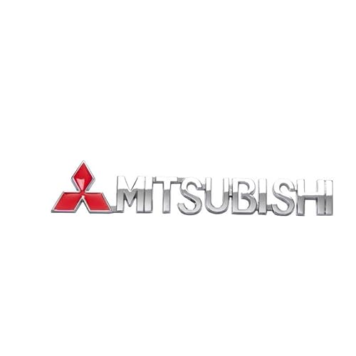 YCDSSM Auto Embleme für Mitsubishi Space Star 2019-2023, Buchstaben Logo Abzeichen Aufkleber Sticker für Motorhaube Front Karosserie Kofferraum Heckklappen Tuning Styling Zubehör,Silver von YCDSSM