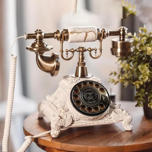 YCNLYSSR Audio-Gästebuch-Telefon für Hochzeiten, Aufzeichnen individueller Audionachrichten mit klassischer Retro-Handwerkskunst für Hochzeiten, Geburtstage, Partys, Ruhestandsfeiern von YCNLYSSR