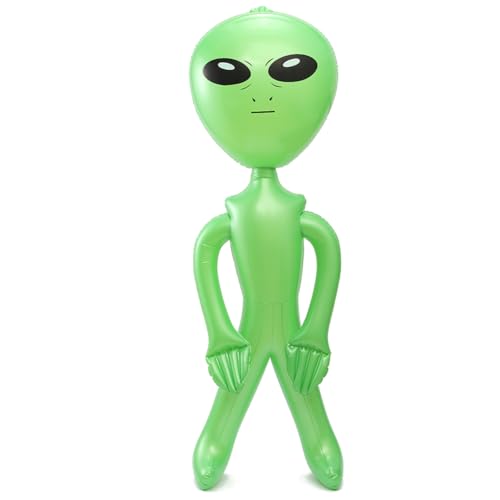 Halloween-Dekorationen Alien Partydeko Und Requisite, 83cm Aufblasbarer Alien, Riesiges aufblasbares Alien, Aufblasbare Halloween Alien, Für Party Favors von YCVBCY