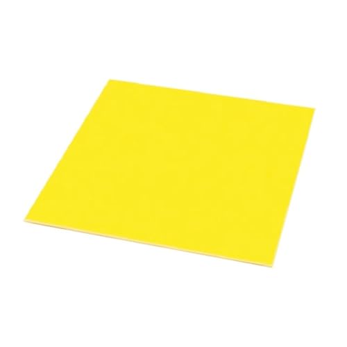 Epoxidharz-Platte, Gelbe FR4-Glasfaserplatte, Harzplatte, Glasfaserstärke 1,5 mm, for 3D-Druck, DIY-Harzplatte, Glaszubehör(150x150mm) von YDHSIKK