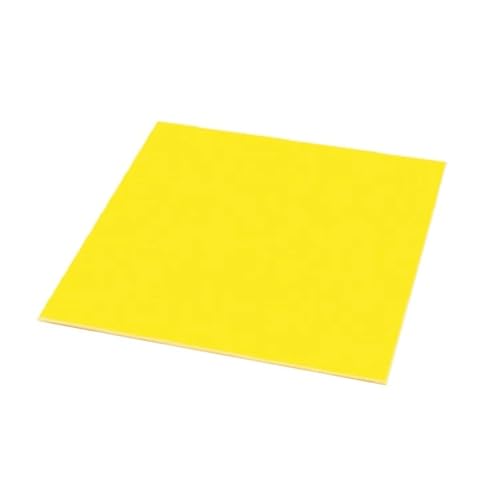 Epoxidharz-Platte, Gelbe FR4-Glasfaserplatte, Harzplatte, Glasfaserstärke 4 mm, for 3D-Druck, DIY-Harzplatte, Glaszubehör(150x150mm) von YDHSIKK