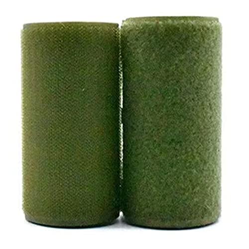 Gewebe Nähen 100 mm breites Klettband, Nähstoffband, for Aufnähen von Klettgewebe, nicht klebend, for Reparieren von Kleidung, Säumen(ArmyGreen,100MM x 10Yard) von YDHSIKK