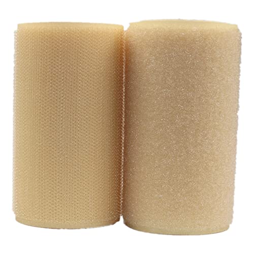 Gewebe Nähen Klettband, 100 mm breit, nicht klebender Nylon-Stoffverschluss, for Aufnähen von Streifen, Stoffband-Set(Khaki,100MM x 2 Yard) von YDHSIKK