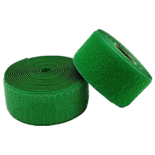 Gewebe Nähen Klettband for Aufnähen, 50 mm, for Nähen von nicht klebendem Nylon-Stoffverschluss, perfekte Lösung for Kleidungsreparaturen und Säume(DarkGreen,50MM x 2Yards) von YDHSIKK