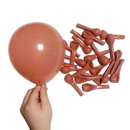 YDYAENIO 10/20/30 Stück Retro grüne Luftballons braun Haut Sand weiß Helium Ballon Party Hochzeit(10inch,COLOR15_10PCS) von YDYAENIO