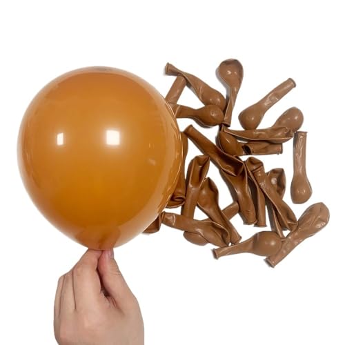 YDYAENIO 10/20/30 Stück Retro grüne Luftballons braun Haut Sand weiß Helium Ballon Party Hochzeit(10inch,COLOR2_20PCS) von YDYAENIO