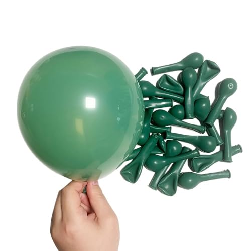 YDYAENIO 10/20/30 Stück Retro grüne Luftballons braun Haut Sand weiß Helium Ballon Party Hochzeit(10inch,COLOR5_20PCS) von YDYAENIO