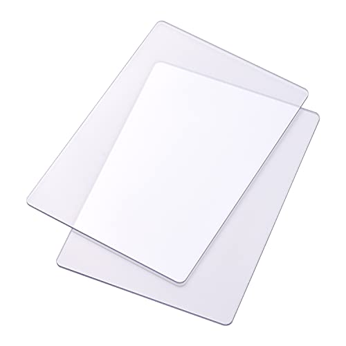 2 Stück Transparente Schneidpads aus PC-Material für Stanz- und Prägemaschinen Zum Schutz der Funktion der Maschine von YDuupxe