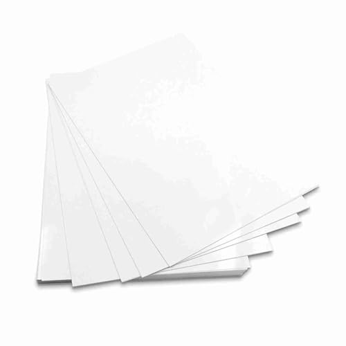 20/100 Blatt A4/4R Fotopapier-Set, Hochglänzendes Drucker-Fotopapier für Farb-Tintenstrahldrucker (A4) von YDuupxe