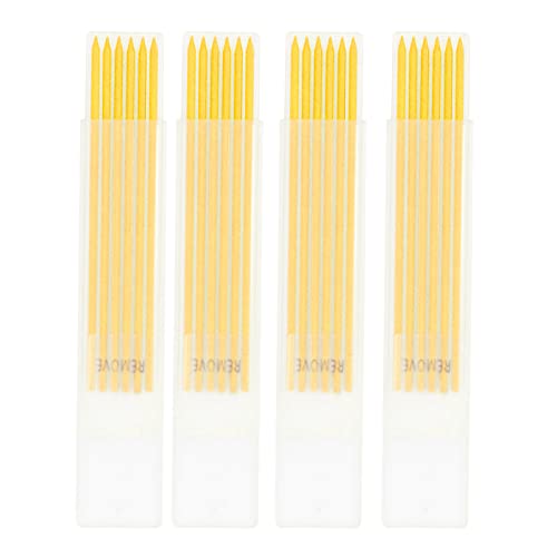 YDuupxe 24 Stück Tischler Bleistift Nachfüllung 2,8mm Solid Deep Hole Ersatz Langlebige Nachfüll Stifte für Marker Schreiben Zeichnung Zeichnung Graphit Holz Bearbeitung (YELLOW) von YDuupxe