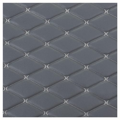 Kunstleder Gesteppt Meterware Polsterstoff Möbelstoff Gesteppt Kaschiert Leder Polsterstoff Stoff Kunstleder Polsterstoff Bezugsstoff Lederoptik Als Polster-Stoff/Sitzbezug(Dark Gray,1.6X1m) von YEARLT