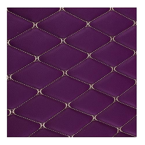 Kunstleder Gesteppt Meterware Polsterstoff Möbelstoff Gesteppt Kaschiert Leder Polsterstoff Stoff Kunstleder Polsterstoff Bezugsstoff Lederoptik Als Polster-Stoff/Sitzbezug(Purple,1.6X2m) von YEARLT