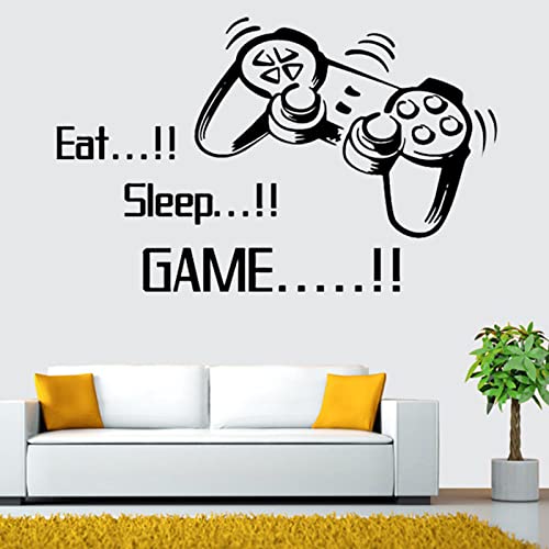 YEELIKE Wandtattoo Gamer Kinderzimmer Jugendzimmer Gamer Wandbild für Home Kunst Wandposter Schlafzimmer Deko Jugendliche Teenager Aufkleber Kinderzimmer Wohnkultur von YEELIKE