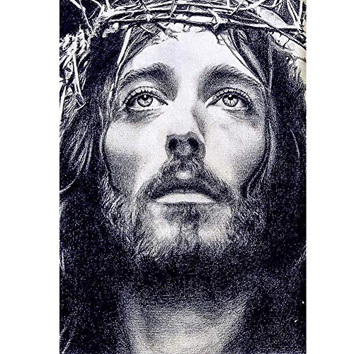 YEESAM ART Diamond Painting Kits Full Drill, Jesus Christus 30x40cm DIY 5D Diamant Kunst Mosaik Handwerk für Erwachsene Kinder Anfänger Kristalle Kreuzstich (Jesus) von YEESAM ART