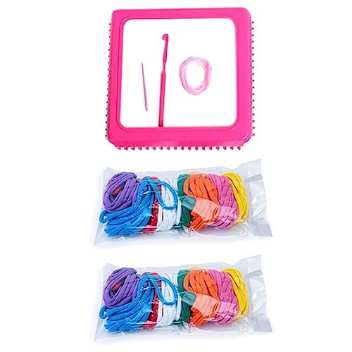 YEHEI DIY Ring Seil Weben für Kinder und Erwachsene Topflappen Schnalle für Mädchen Topf Halter Strickset von YEHEI