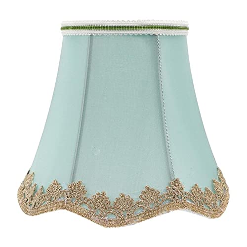 YELEMEABHB 1 stück Home Tuch Lampenschirm Dekorative Lampe Schatten Lampe Abdeckung Tisch Decke Anhänger Licht Schatten Beleuchtung Zubehör Dekoration Lampenschirm(Green) von YELEMEABHB