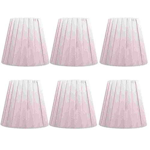 YELEMEABHB Tuch Art Nordic Lampenschirm Wandleuchte Kronleuchter Clip-Blase Light Cover Lampenschirm(Pink) von YELEMEABHB