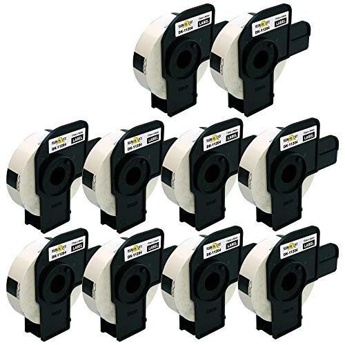 Yellow Yeti 10x DK-11204 17 x 54mm Etiketten kompatibel für Brother P-Touch QL-500 QL-550 QL-570 QL-700 QL-710W QL-720NW QL-800 QL-810W QL-820NWB QL-1050 QL-1060N QL-1100 QL-1110NWB | 400 Stück/Rolle von YELLOW YETI