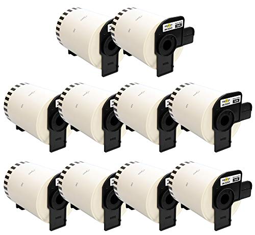 Yellow Yeti 10x DK-22243 102mm x 30,48m Endlos-Etiketten kompatibel für Brother P-Touch QL-1050 QL-1050N QL-1060N QL-1100 QL-1110NWB Yellow Yeti 10x DK-22243 102mm x 30,48m Endlos-Etiketten kompatibel für Brother P-Touch QL-1050 QL-1050N QL-1060N QL-1100 QL-1110NWB von YELLOW YETI