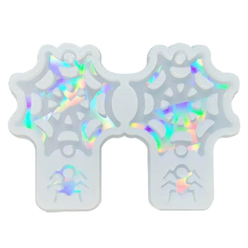 Einzigartige Anhänger-Silikonform, Epoxidharz-Formen, Spinnennetz-Form, Silikon-Anhängerformen für Schmuckherstellung, Ohrringherstellung von YENVWG