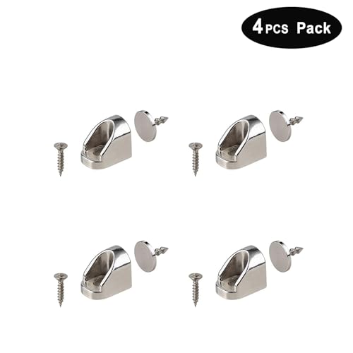 Magnet-Türschnäpper, Möbelbeschläge, starke Magnete for Schranktüren, Stopper, superstarker Schrank-Neodym-Magnetverschluss(Nickel 4pcs) von YEPENG