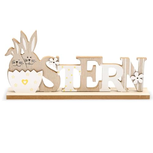 Ostern Schriftzug Aufsteller, Oster Deko, Ostern Deko, Deko Ostern, Schriftzug Mit Osterhasen, Osterdeko Zum Hinstellen, Für Kinder Ostern Frühling Geschenk Party Dekoration von YEWCEP