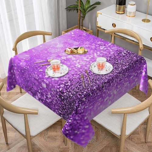 YFSGDLBN Glitzernde Tischdecke mit Glitzer-Druck, dekorative Abdeckung von YFSGDLBN